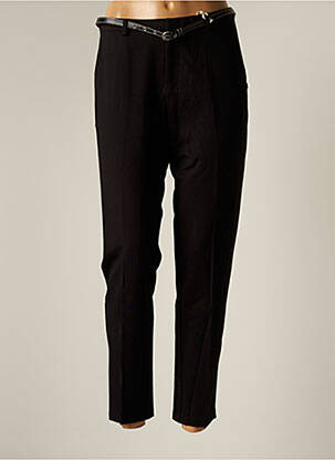 Pantalon slim tissage popeline taille normale noir SCOTCH & SODA femme
