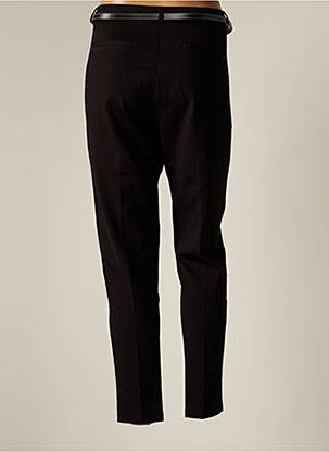 Pantalon slim tissage popeline taille normale noir SCOTCH & SODA femme