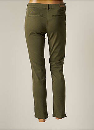 Pantalon 7/8 stretch taille normale vert FIVE femme