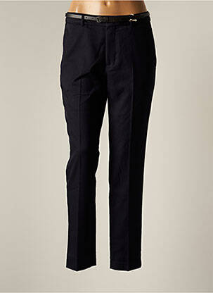 Pantalon slim tissage popeline taille normale bleu SCOTCH & SODA femme