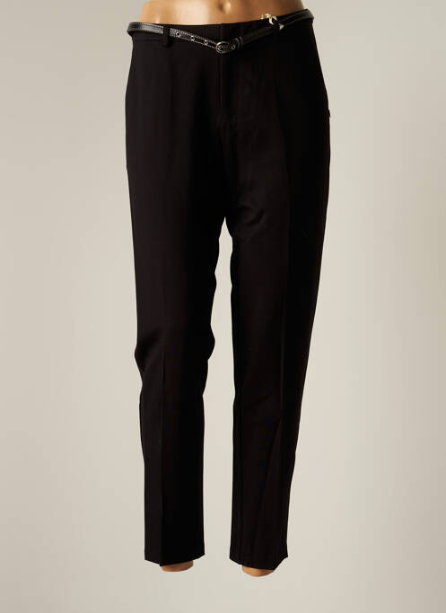 Pantalon slim tissage popeline taille normale noir SCOTCH & SODA femme