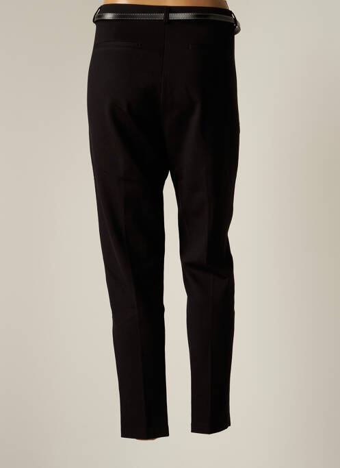 Pantalon slim tissage popeline taille normale noir SCOTCH & SODA femme