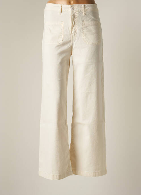 Pantalon droit beige FIVE pour femme
