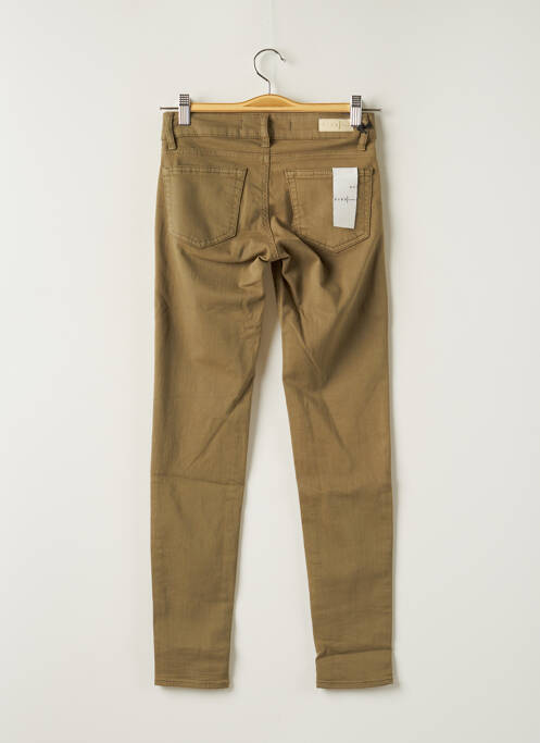 Pantalon slim jaune FIVE pour femme