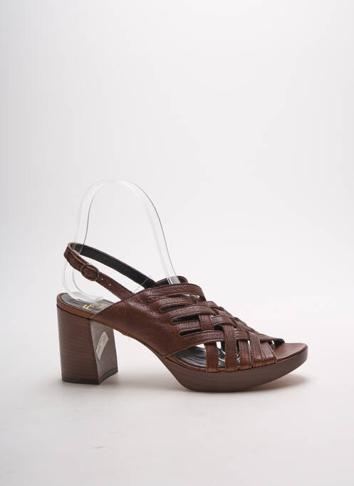 Sandales/Nu pieds marron FRU.IT pour femme