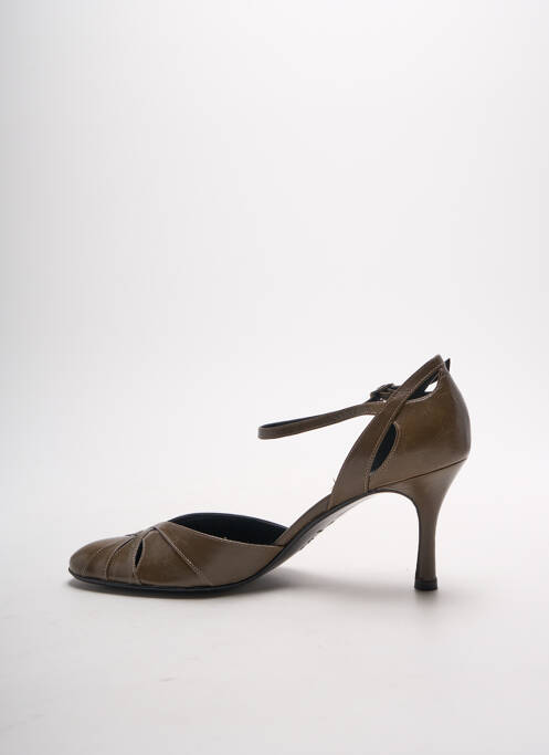 Sandales/Nu pieds vert P. VERDI pour femme