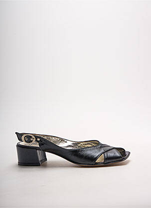 Sandales/Nu pieds noir FRU.IT pour femme