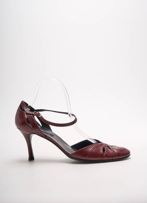 Sandales/Nu pieds rouge P. VERDI pour femme