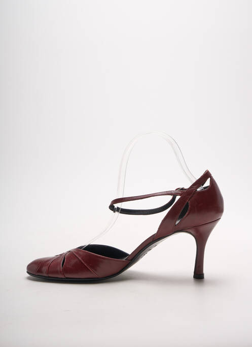 Sandales/Nu pieds rouge P. VERDI pour femme