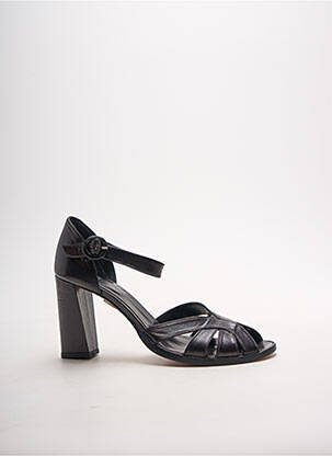 Sandales/Nu pieds noir FRU.IT pour femme