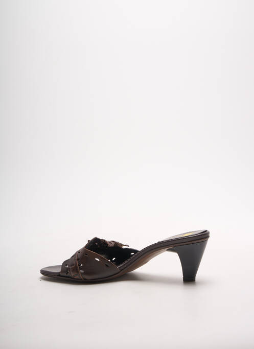 Mules/Sabots marron JEANNOT pour femme