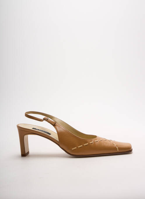 Sandales/Nu pieds marron P. VERDI pour femme