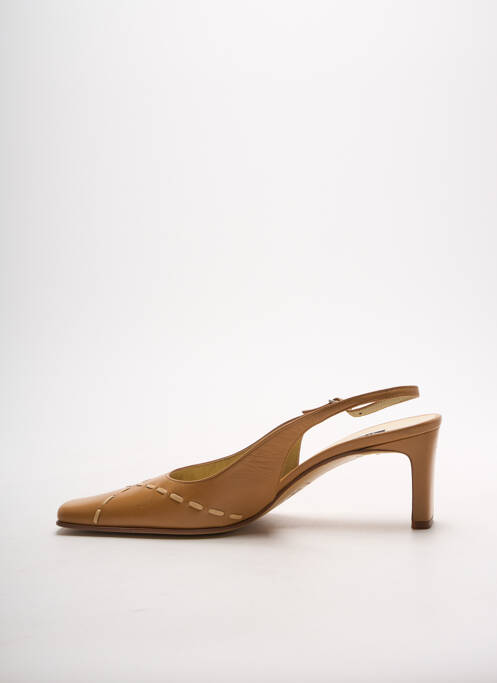 Sandales/Nu pieds marron P. VERDI pour femme