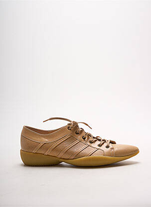 Baskets matière lisse talon plat jusqu'à 3cm beige CHARLES JOURDAN femme