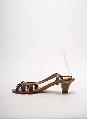 Sandales/nu pieds talon aiguille talon de 4 à 6cm marron ESPACE femme