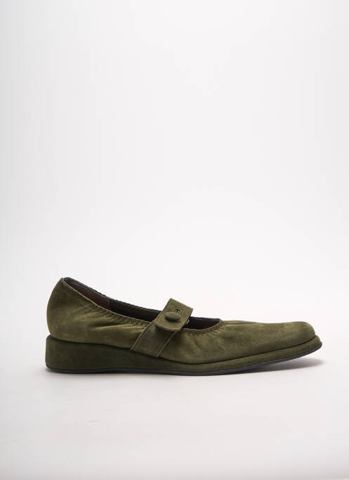 Ballerines type de semelle amortissante talon plat jusqu'à 3cm vert ACCESSOIRE DIFFUSION femme