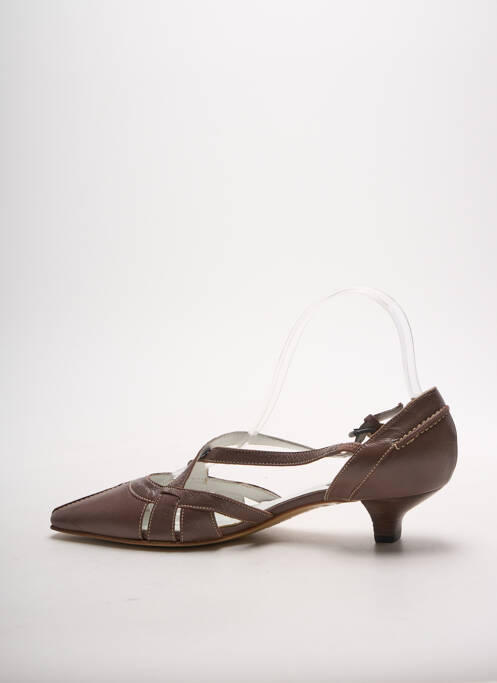 Sandales/Nu pieds marron DYVA pour femme