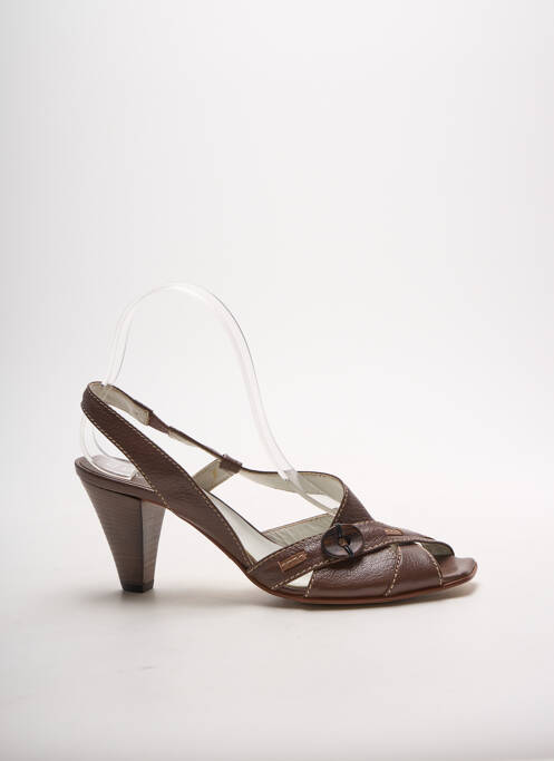 Sandales/Nu pieds marron DYVA pour femme