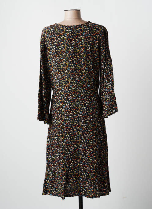 Robe mi-longue noir CHRISTINE LAURE pour femme