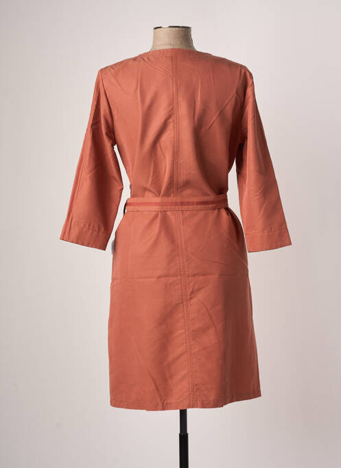 Robe mi-longue marron DIANE LAURY pour femme