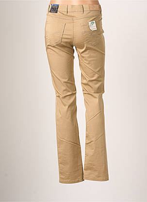 Pantalon droit stretch taille normale beige TONI femme
