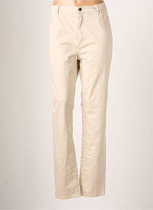Pantalon droit beige IMPAQT pour femme