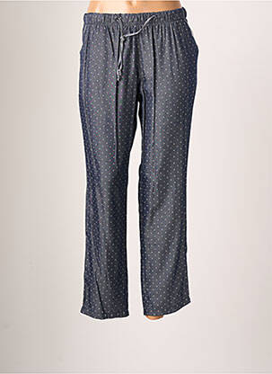 Pantalon droit bleu WALTRON pour femme