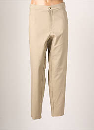Pantalon 7/8 stretch taille normale beige WALTRON femme