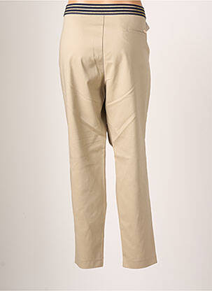 Pantalon 7/8 stretch taille normale beige WALTRON femme
