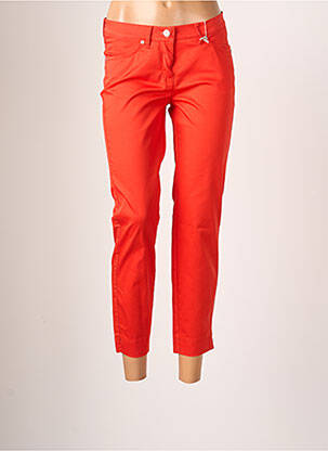 Pantalon 7/8 orange TONI DRESS pour femme