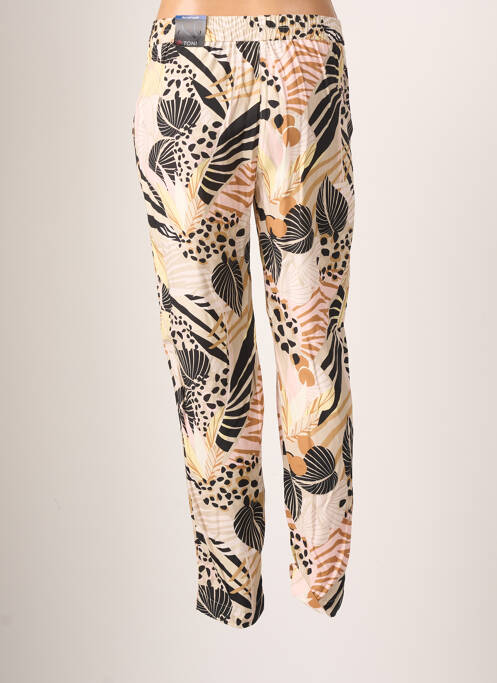 Pantalon droit taille élastique taille normale beige TONI DRESS femme