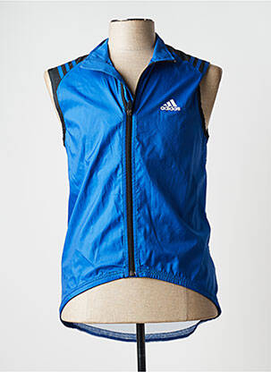 Veste casual col col montant bleu ADIDAS garçon