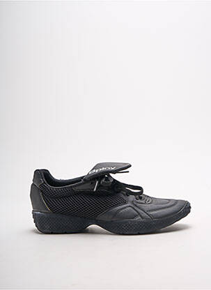 Baskets empiècements bout rond noir DMT homme