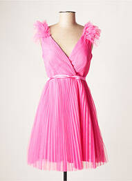 Robe mi-longue sans manche sans manche rose EVA & LOLA femme