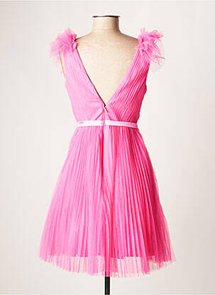Robe mi-longue sans manche sans manche rose EVA & LOLA femme