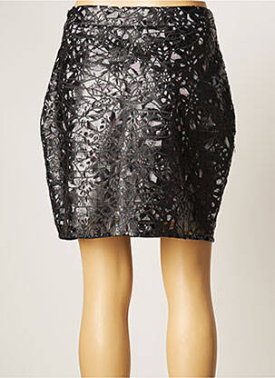 Jupe courte taille haute noir PINKO femme