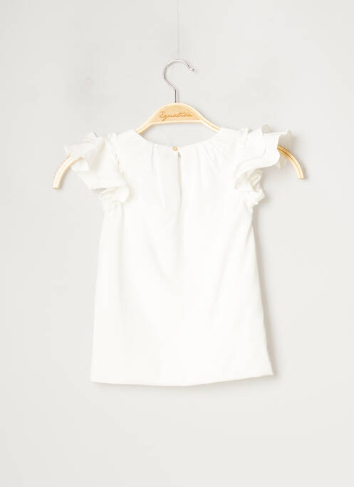 Blouse blanc LES PETITS INCLASSABLES fille