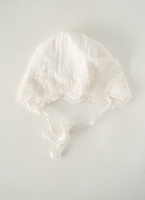 Chapeau blanc LES PETITS INCLASSABLES pour fille