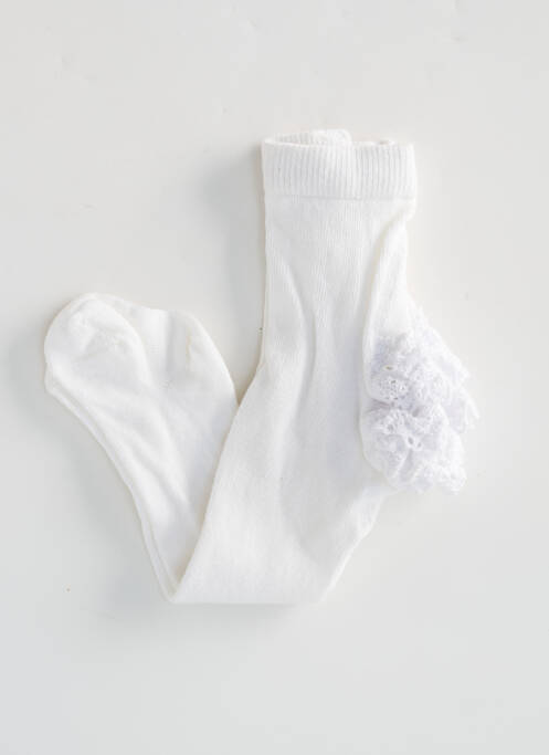 Collants blanc MP DENMARK pour fille