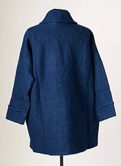 Manteau long bleu BLANC BOHEME pour femme seconde vue