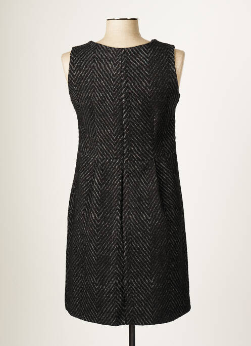 Robe mi-longue noir BLANC BOHEME pour femme