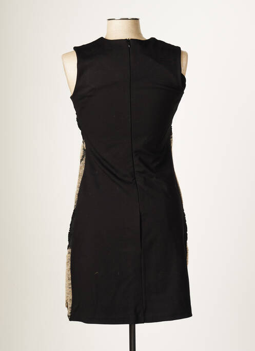 Robe mi-longue noir BLANC BOHEME pour femme