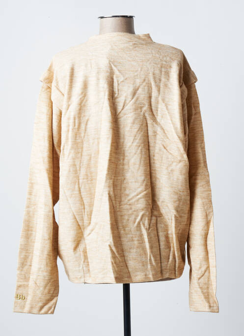 Top beige BLANC BOHEME pour femme