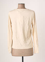 T-shirt beige BLANC BOHEME pour femme seconde vue