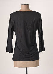 T-shirt noir BLANC BOHEME pour femme seconde vue