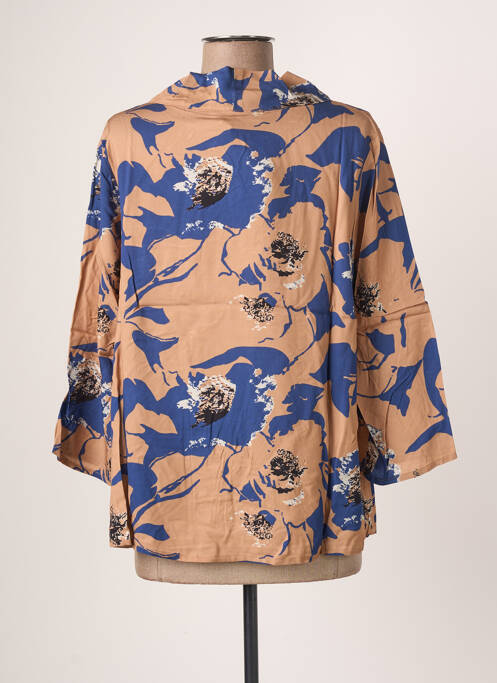 Blouse beige BLANC BOHEME pour femme