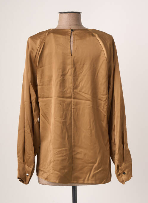 Blouse beige BLANC BOHEME pour femme