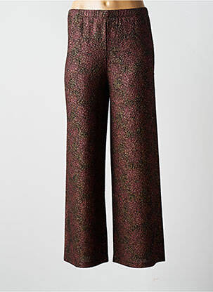 Pantalon large coupe fluide taille normale rose BLANC BOHEME femme