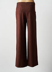 Pantalon large marron BLANC BOHEME pour femme seconde vue