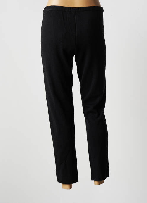 Pantalon 7/8 noir BLANC BOHEME pour femme